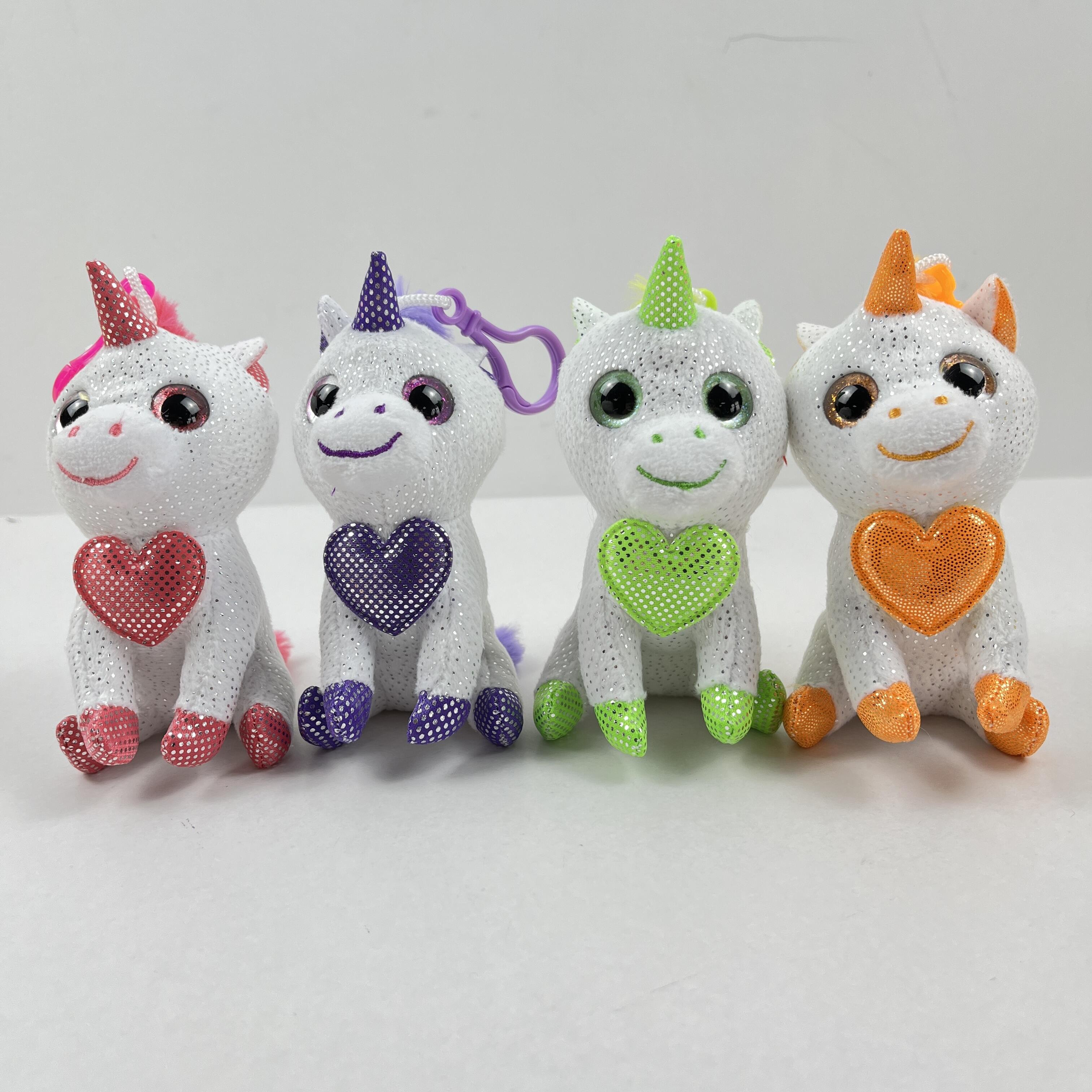 Mini Unicorn Pendant Plush Toy Keyring School Bag Pendant Small Gift Wholesale S Plush Animals Custom supplier