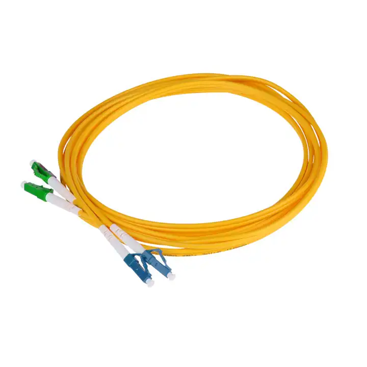 High Performance Single Mode Duplex LC/APC-LC/APC Fiber Optic Patch Cord PVC 1M 2M Customized details