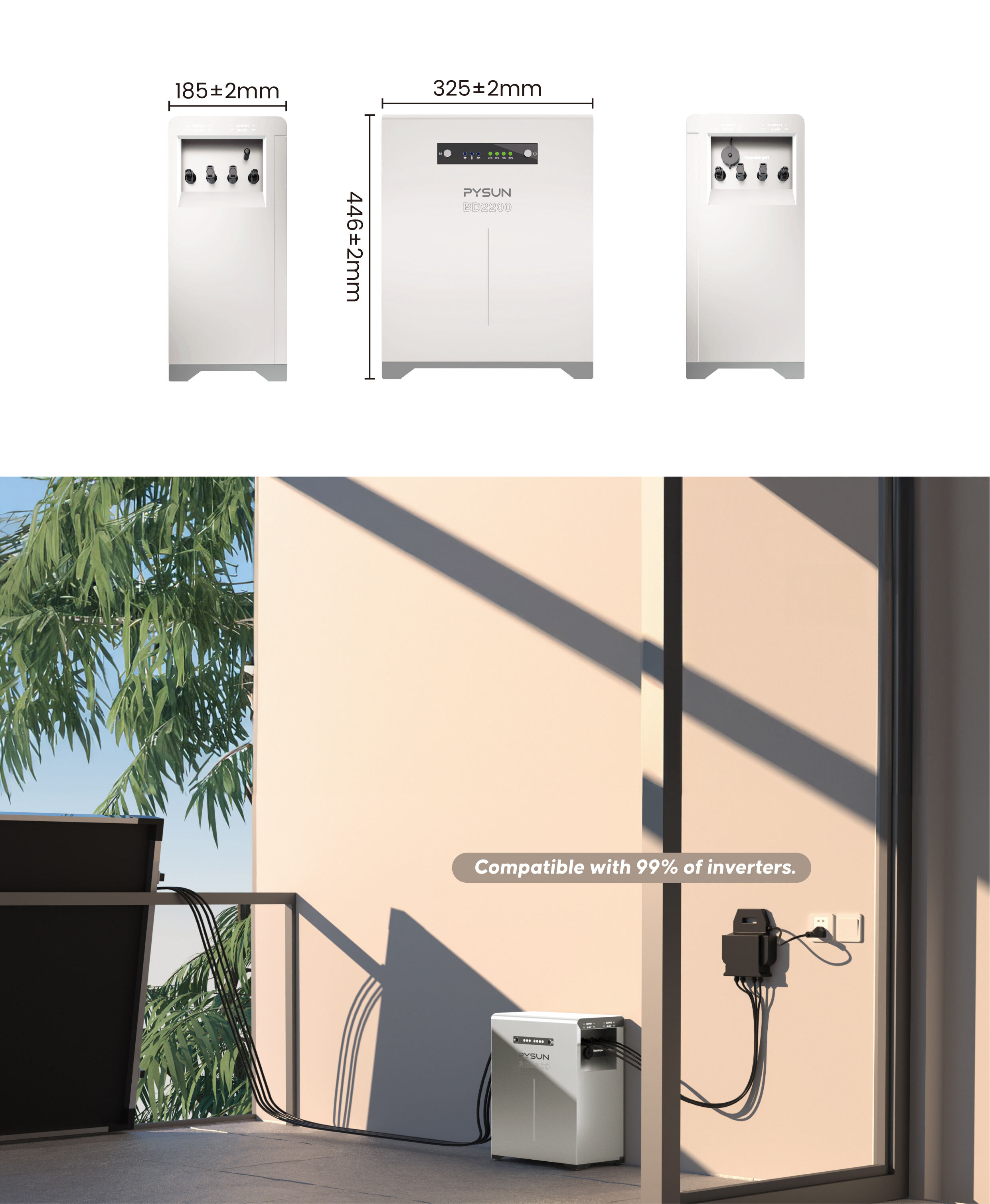 Micro Energy Storage System:Invertor+BD2200 supplier