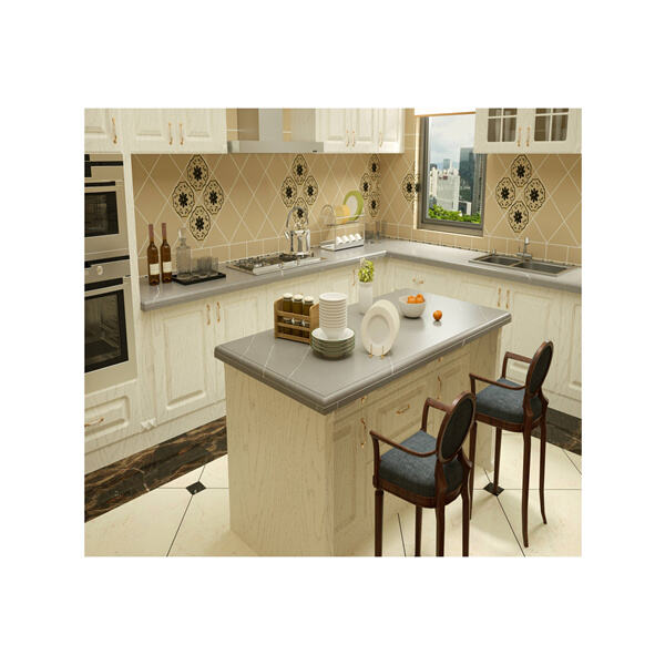How to style your kitchen with a quartz grey countertop?