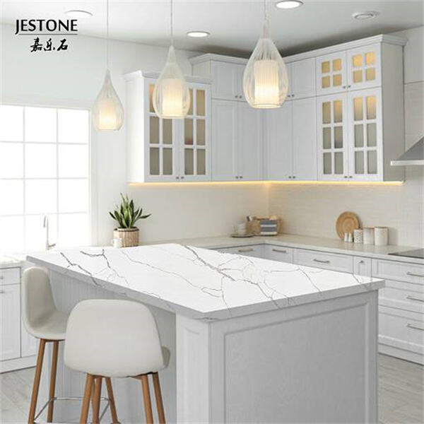 The Timeless Appeal of White Quartz with Gray Veining