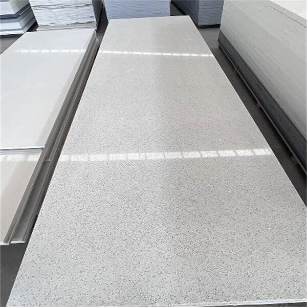Brighten up any room with sparkling white quartz countertops
