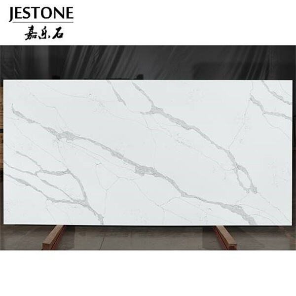 Timeless beauty with off white quartz countertops