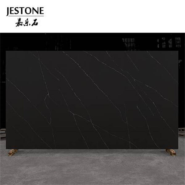 Enhance your kitchen design with black quartz countertops