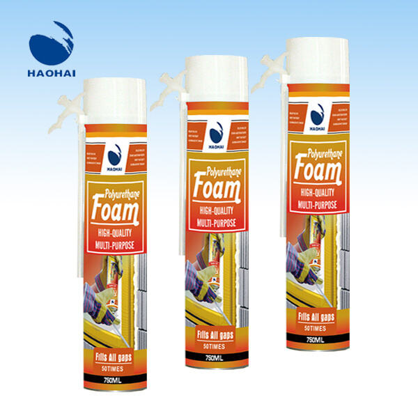 Achieve a strong and durable seal with expandable foam caulk.