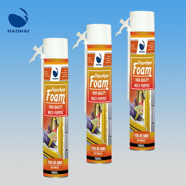 Seamlessly fill gaps and cracks with expanding caulking