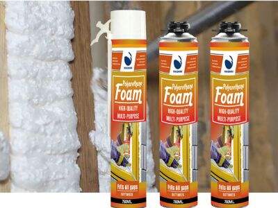 Ēku izolācijas uzlabošana ar poliuretāna putu spraugu aizpildītāju