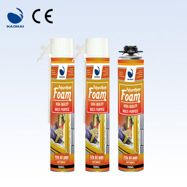 Polyurethane foam spray adhesive for professional contractors