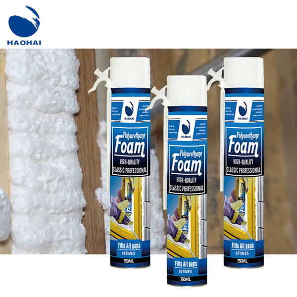 سهولة في الاستخدام، وعازل رغوي طويل الأمد