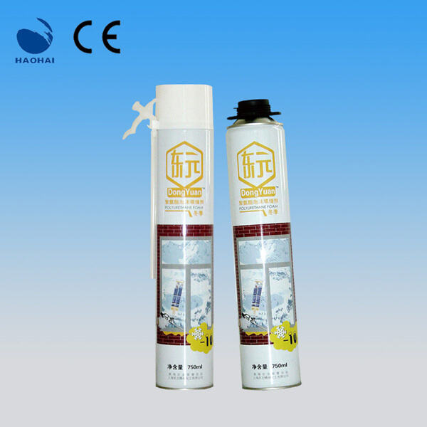 The process of applying PU foam filling for airtight sealing