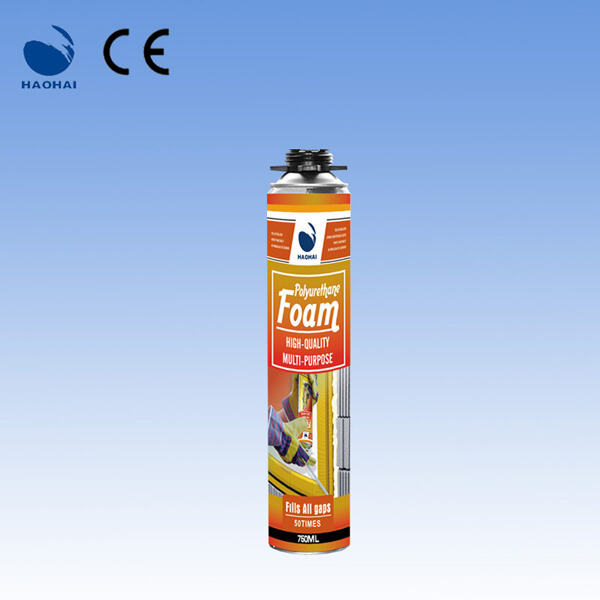 Quick and easy solution for home insulation with expanding foam gap filler