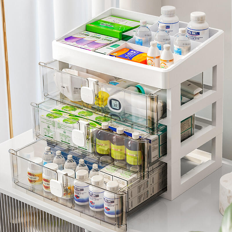 product chengyan multi layer makeup organizer cosmetic storage box bins skincare storage containers for living room drawer organizer-12