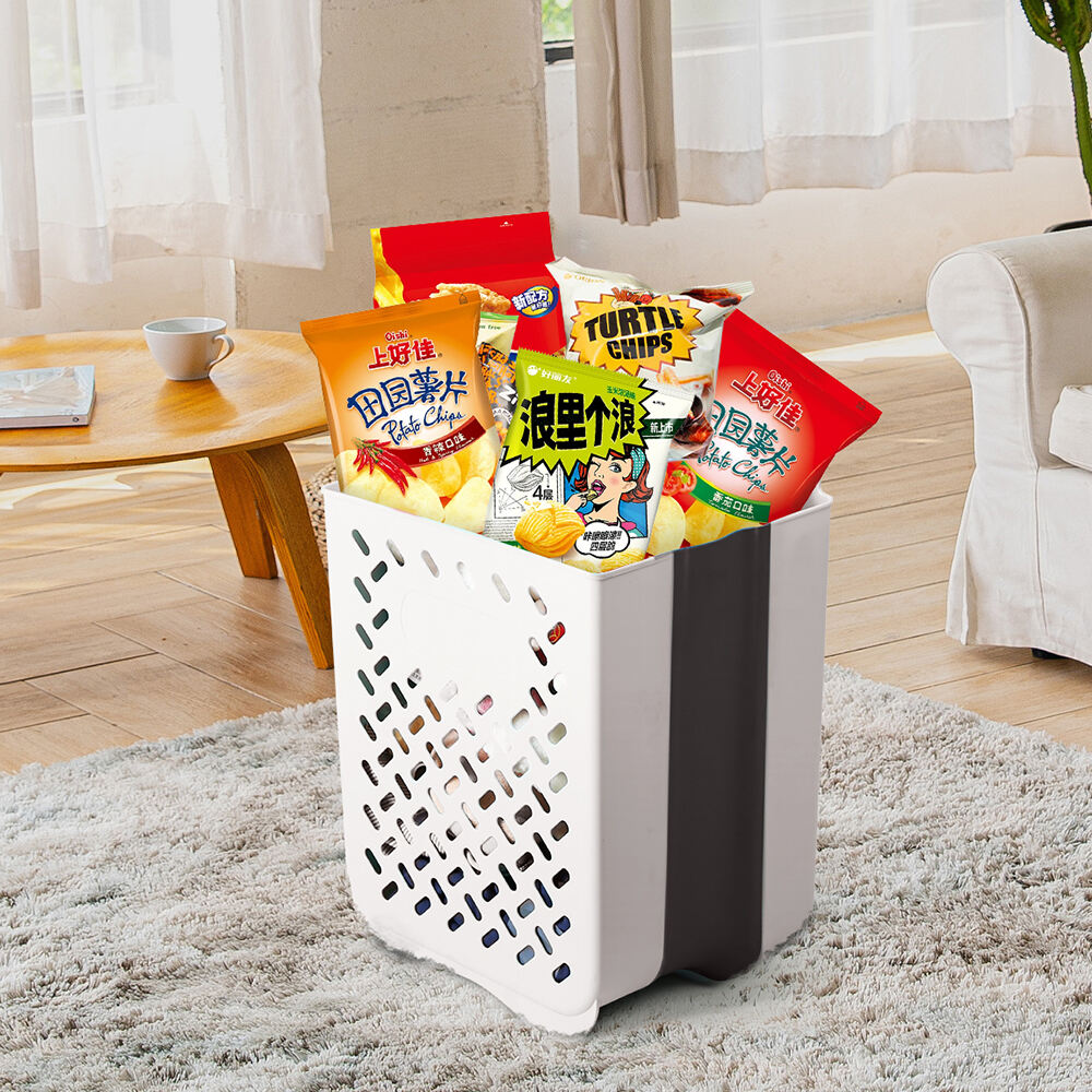 product chengyan foldable laundry basket with handle large laundry basket holder waterproof wall mounted collapsable laundry hampers-21