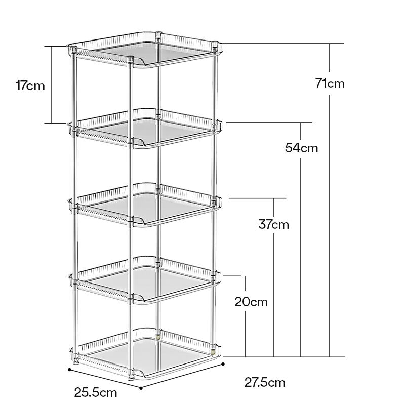 Free Installation Layered Bathroom Storage Rack Plastic Material Narrow Slit Shower Room Organizer Clutter Sorting Shoe Storage manufacture