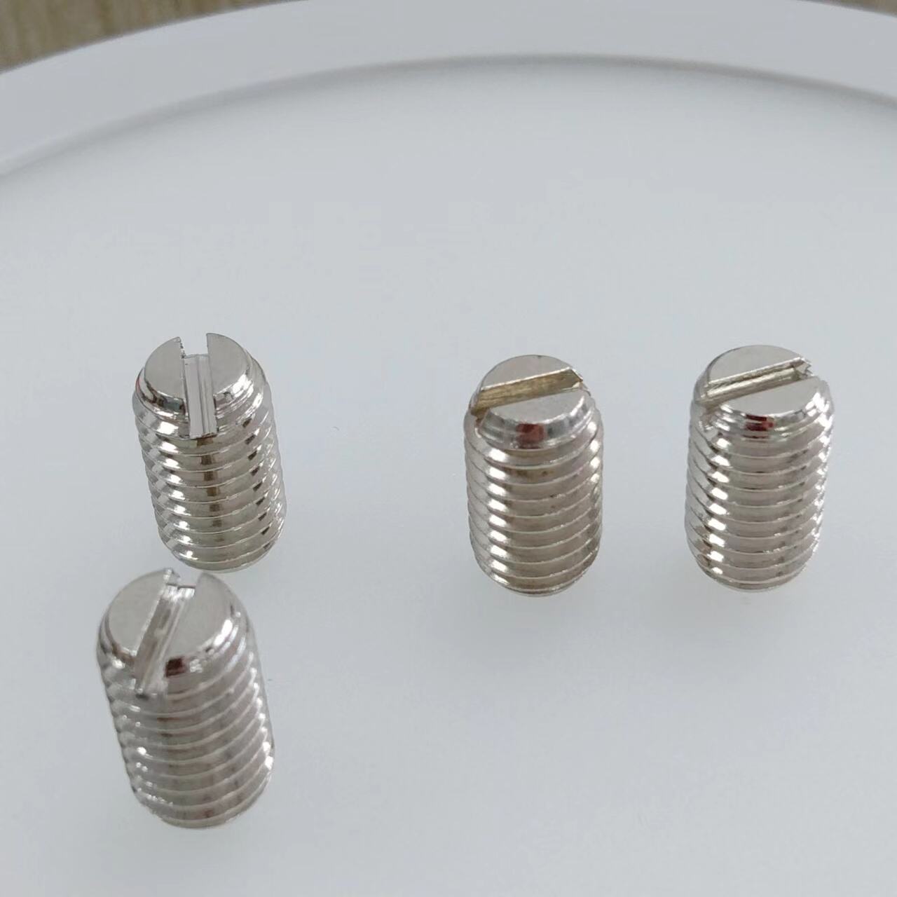 Slotted Grub Screw Non-standard Customized Set Screws Stainless Steel Free ISO Flat Machine Screw Forging ROHS QD Metric Accept details