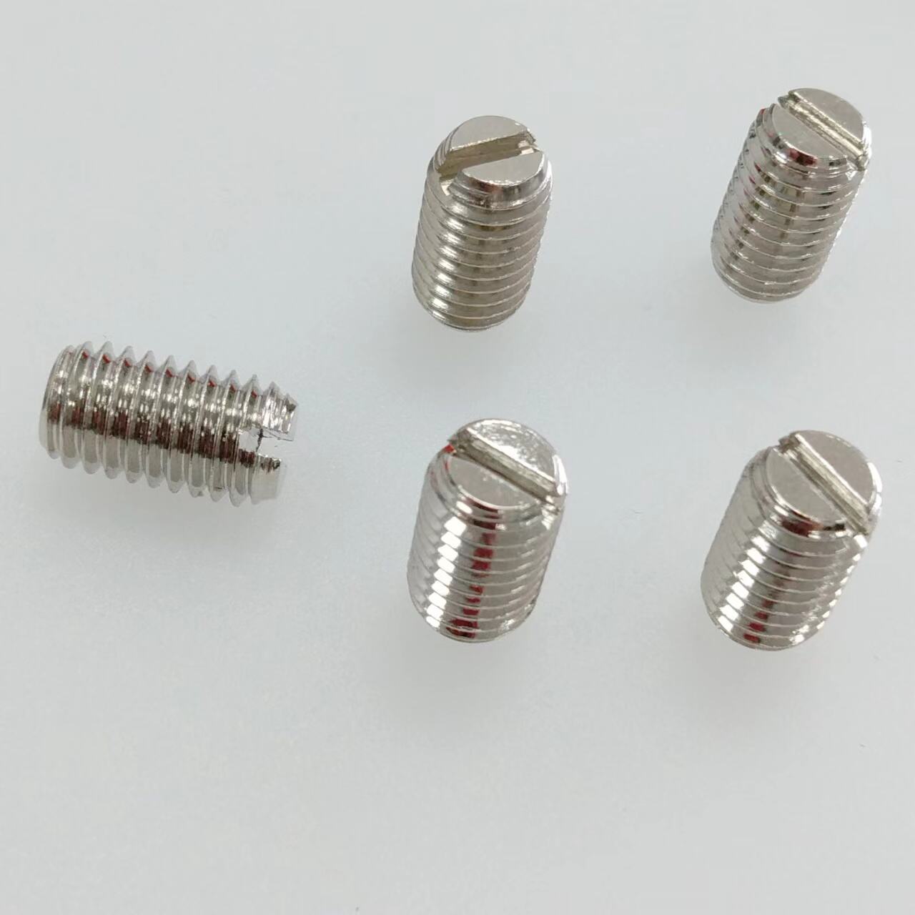 Slotted Grub Screw Non-standard Customized Set Screws Stainless Steel Free ISO Flat Machine Screw Forging ROHS QD Metric Accept details