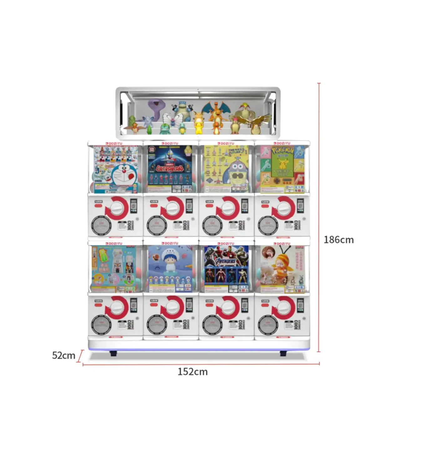 DOZIYU Gashapon Machines: Dispensing Joy and Surprises