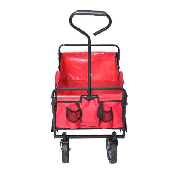 Effortlessly Move Heavy Loads with the Sturdy Foldable Cart with Wheels