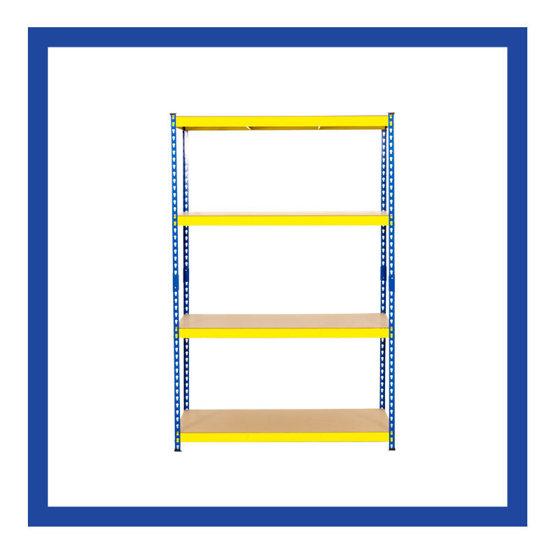 Say Goodbye to Cluttered Spaces with Industrial Rivet Shelving.