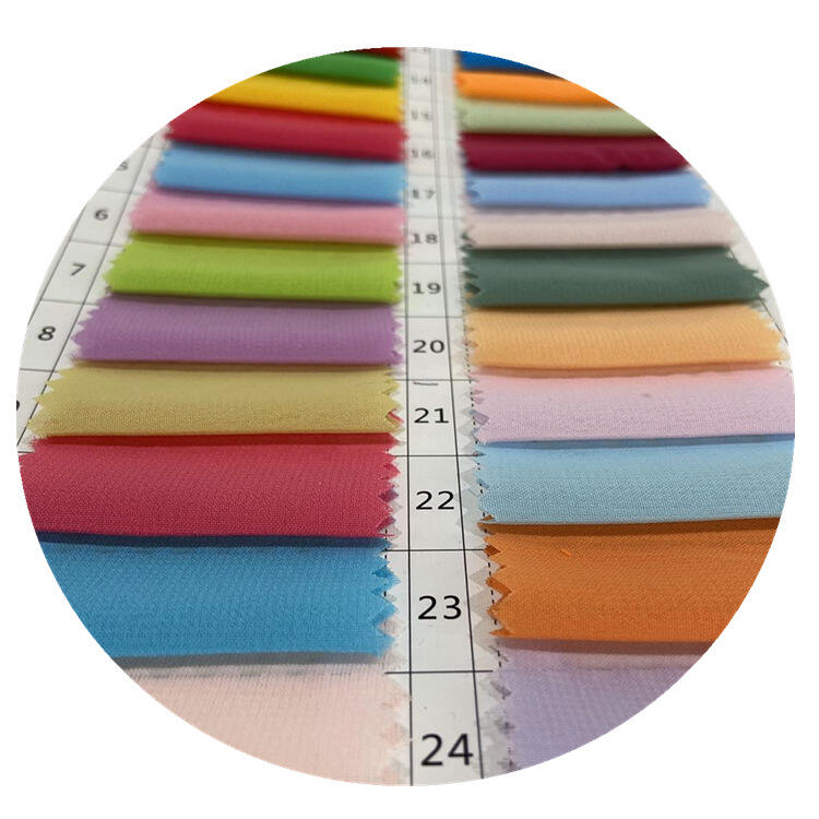 Factory Supplier Babydol Polyester Pure Chiffon fabric for dress and shirt supplier