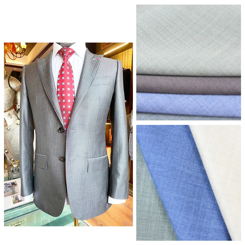 Good price fashion italian suit  fabric TR suiting fabric for garments details