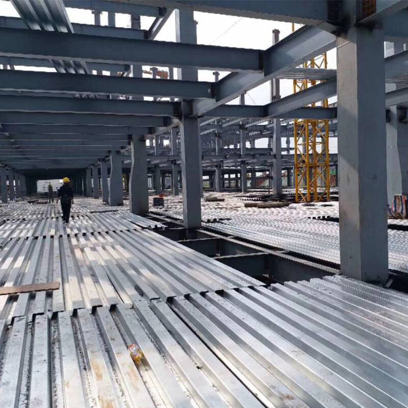 Cheap 0.7mm 1.2mm Galvanized Decking Roof Steel Sheet Galvanized Steel Corrugated Deck Metal Floor Build Steel Decks factory