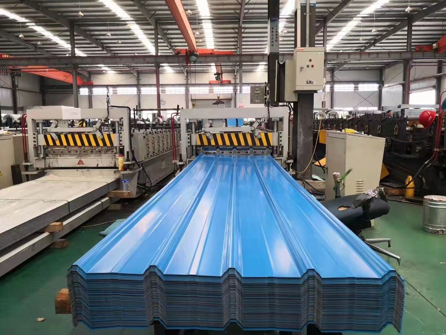 4x8 Gi Pp 50mm Roof 5mm Thick Corrugated Board Zinc 55% Aluminum Galvalume Steel Roofing Cardboard Sheets manufacture