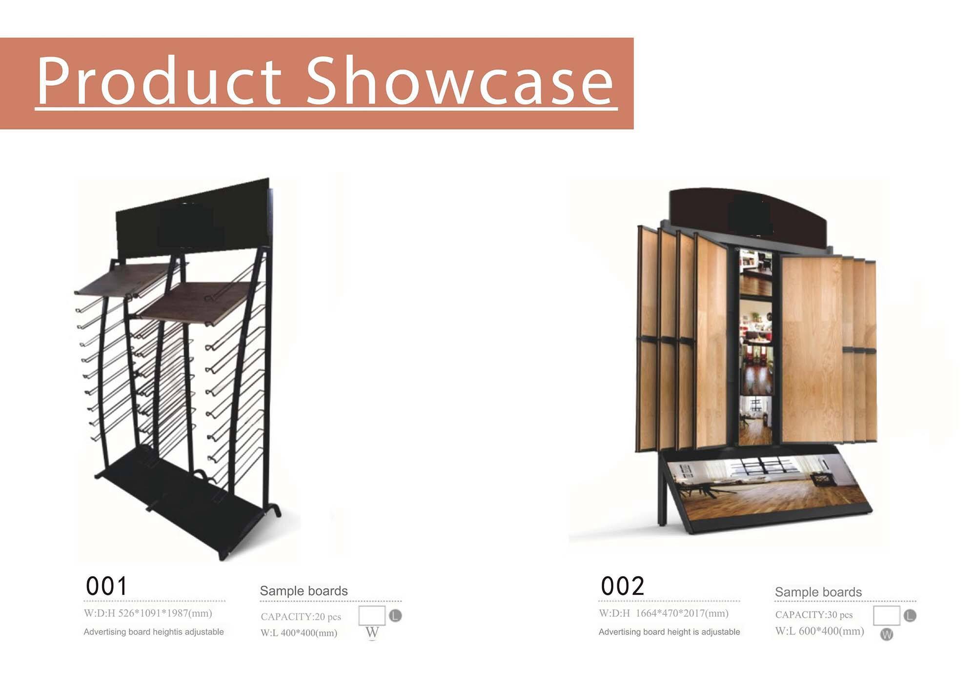 Tile floor tile sample display rack cabinet door panel display rack plate stone plate vertical display racks supplier