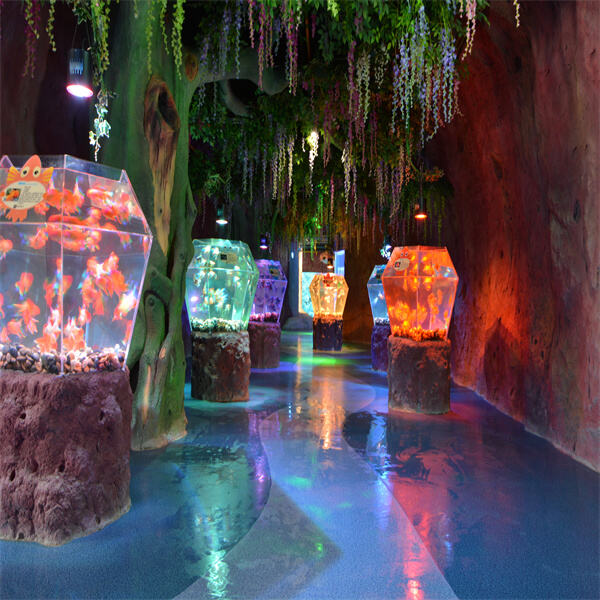 Create a Stunning Underwater Oasis with Large Aquarium Tanks.