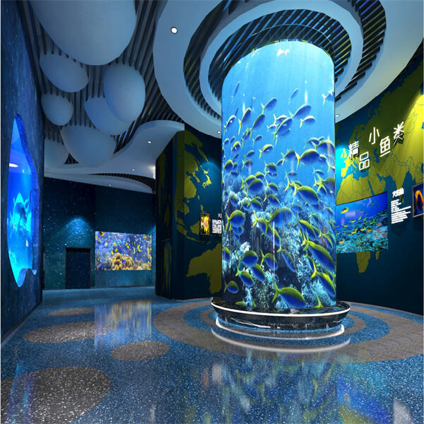 The Magic Of The Cylinder Aquarium In Your Home