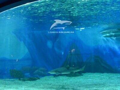 The economics of installing a large acrylic aquarium in a shopping center