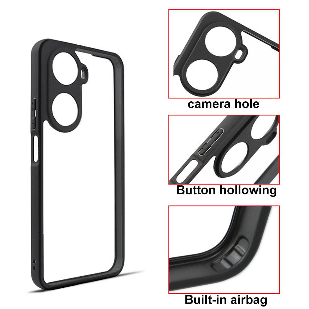 Tpu Phone Case For Huawei Nova 11 Se Pc Frosted Matte Solid Color Precision Hole Camera Lens Protection Cases Kickstand manufacture