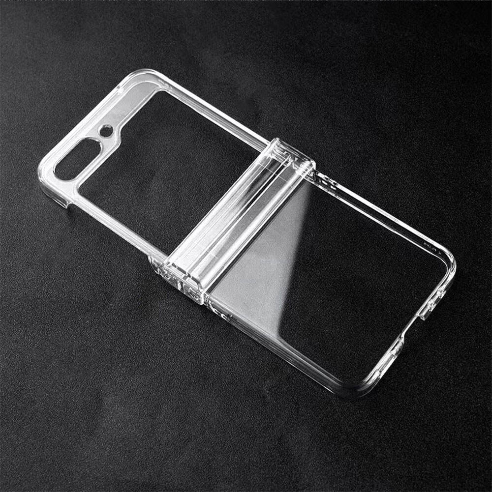 Laudtec SJK122 High Quality Transparent Fold Luggage Mobile Cases Pc Phone Case For Samsung Galaxy Z Flip5 Flip4 Flip3 5G Flip details