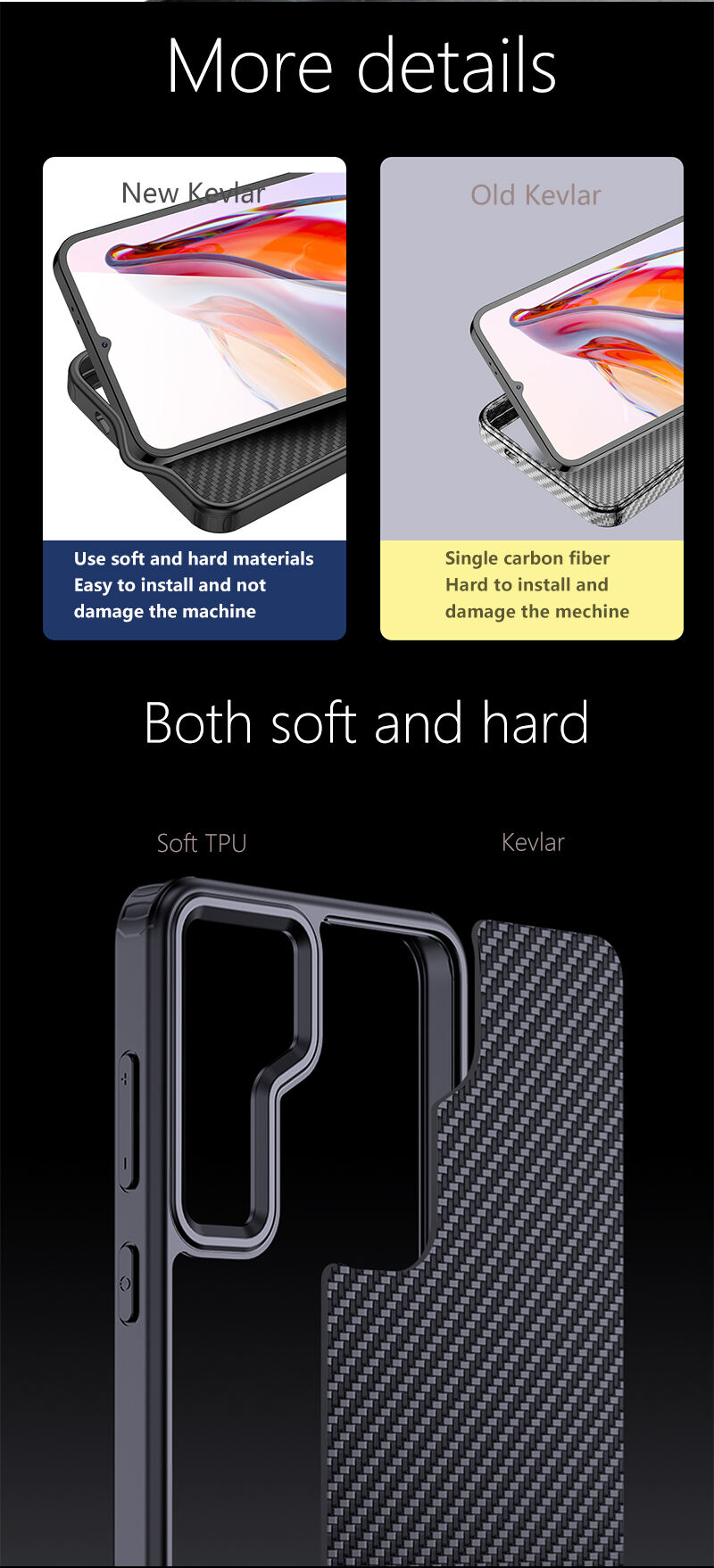 WLONS WLS08 Drop Proof Carbon Fiber Frosted Suction Mobile Tpu Phone Case For Samsung Galaxy S24+ S24 Ultra details