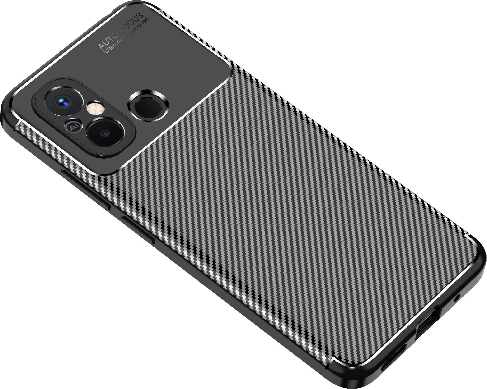 Laudtec SJK261 Skin Friendly Drop Proof Frosted Suction Mobile Carbon Fiber Tpu Phone Case For Redmi 12C details