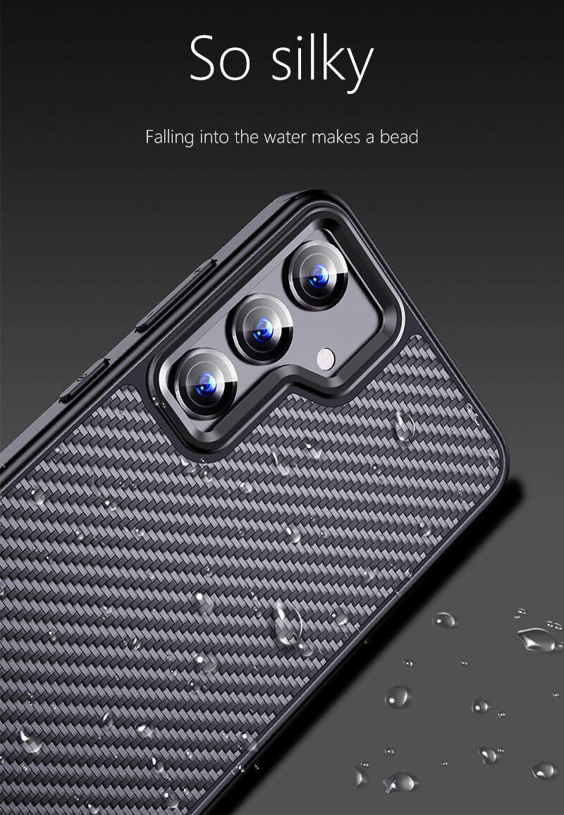 WLONS WLS08 Drop Proof Carbon Fiber Frosted Suction Mobile Tpu Phone Case For Samsung Galaxy S24+ S24 Ultra supplier