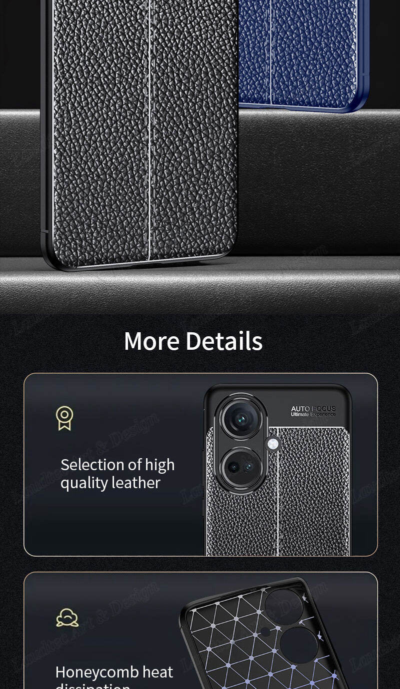 Laudtec SJK085 Texture Outils En Cuir Leather Phone Case For One Plus Oppo K11 5G X5 Realme Gt Neo 3 Pro Find X6 Nord Ce3 details