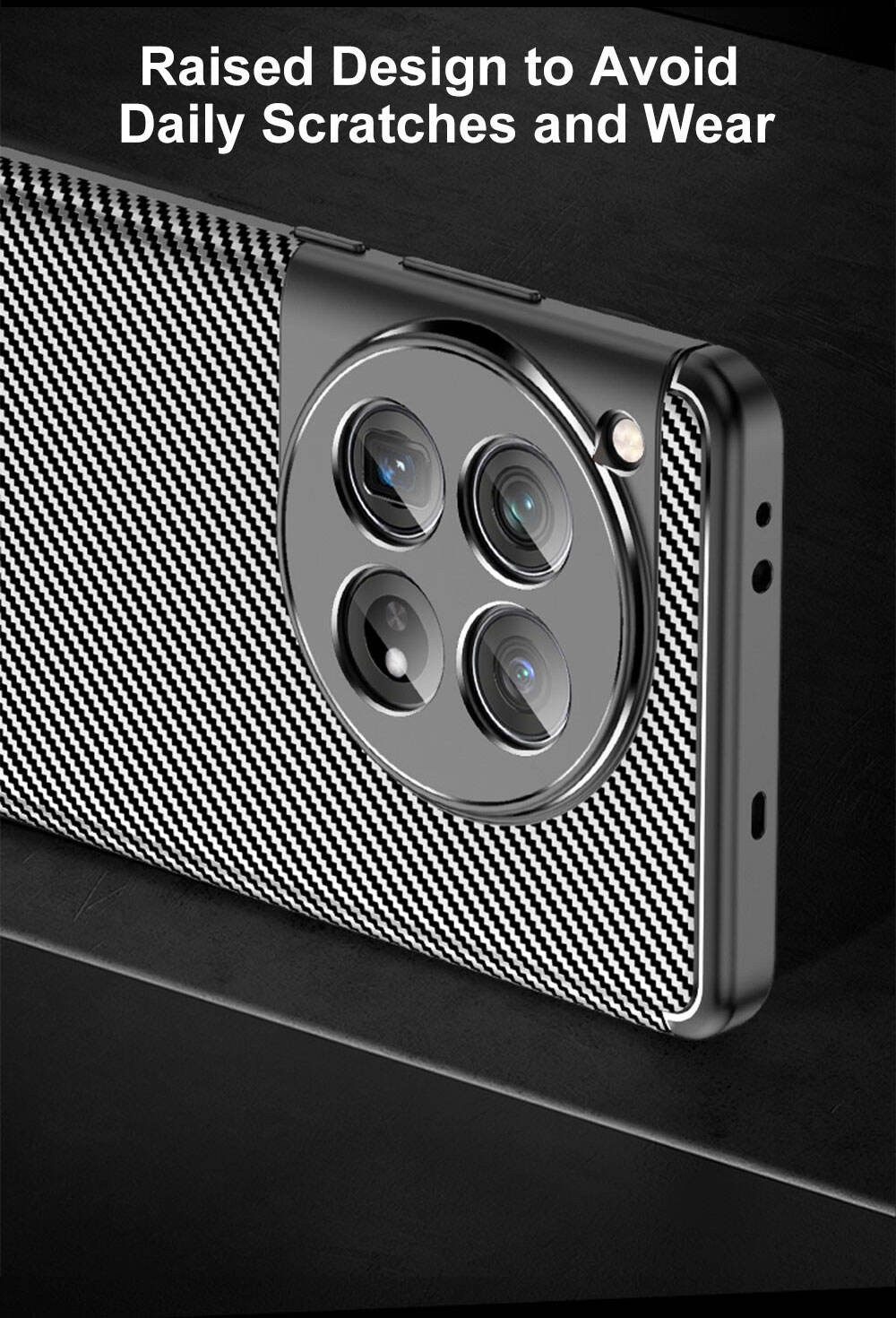 Tpu Phone Case For Oneplus 12 Drop Proof Skin Friendly Mobile Anti Fall Cover Precision Hole Lychee Plating factory