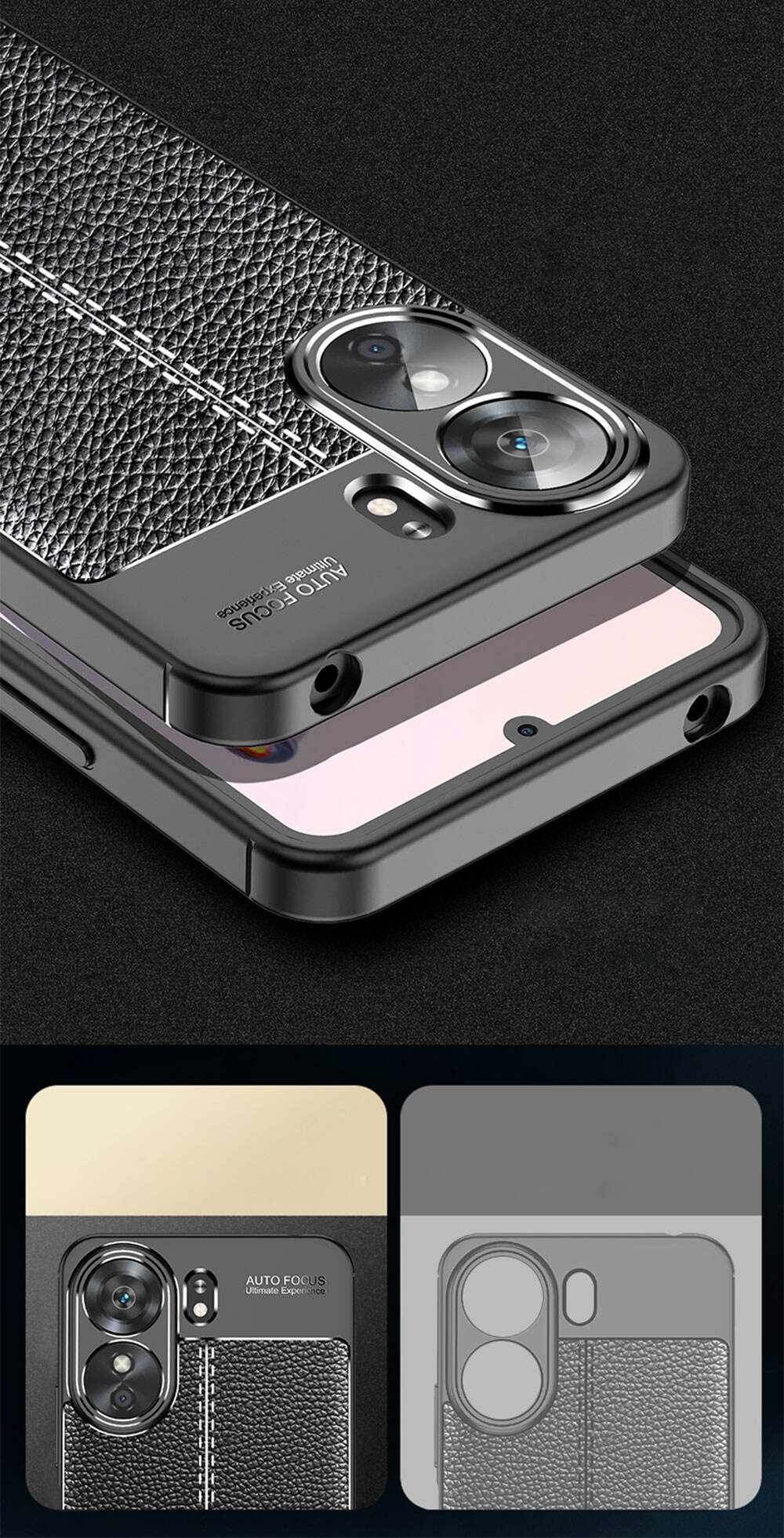 Laudtec WLS03 Anti Fall Cover Lychee Plating Skin Friendly Mobile Drop Proof Tpu Phone Case For Redmi 13C factory