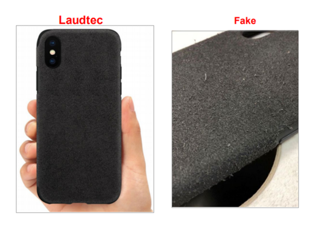 Laudtec Custom Genuine Suede Leather Phone Case For Samsung S20 Ultra S21 S22 Plus Cell Accessories with Line Texture factory