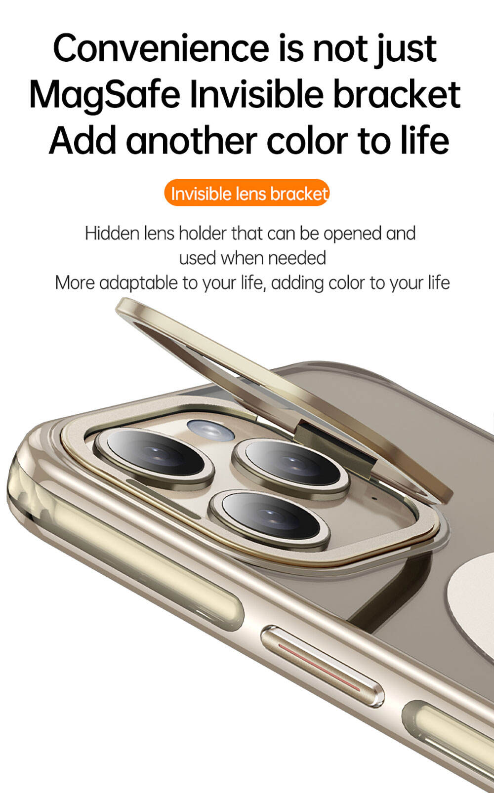 Kickstand Phone Case For Iphone 15 Pro Max Drop Proof Anti Fall Cover Electroplate Electroplating Heat Dissipation A96 manufacture