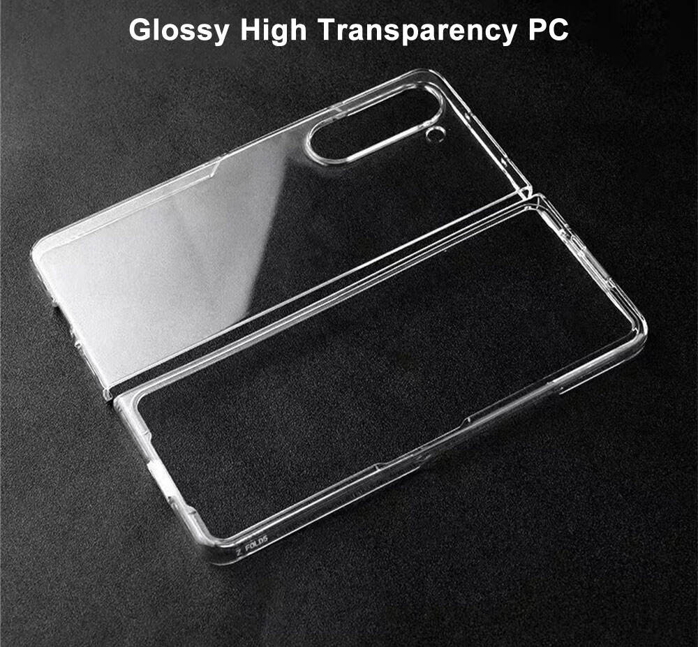 Laudtec SJK117 Fold Clear Mobile Cases Transparent Phone Case For Samsung Galaxy Fold5 Fold4 Fold3 Z Fold2 details