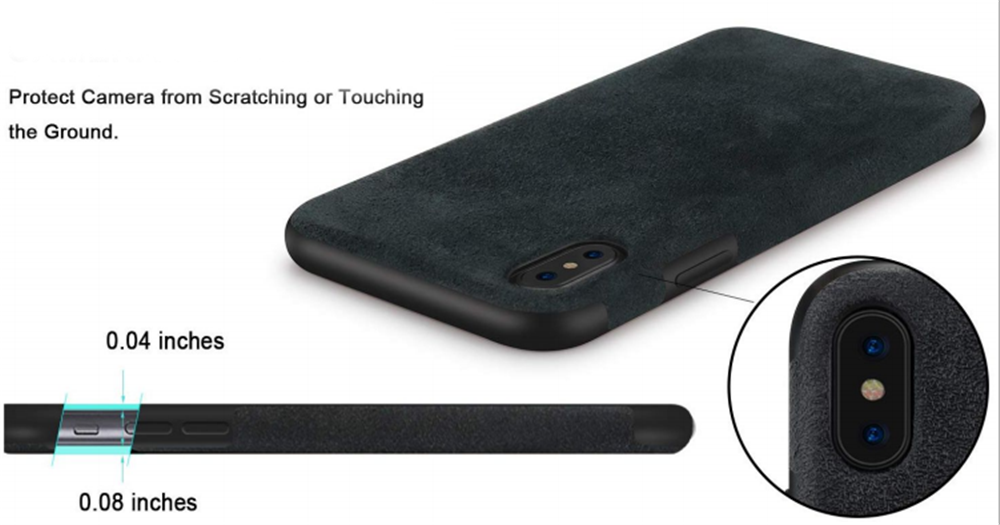 Laudtec Custom Genuine Suede Leather Phone Case For Samsung S20 Ultra S21 S22 Plus Cell Accessories with Line Texture supplier