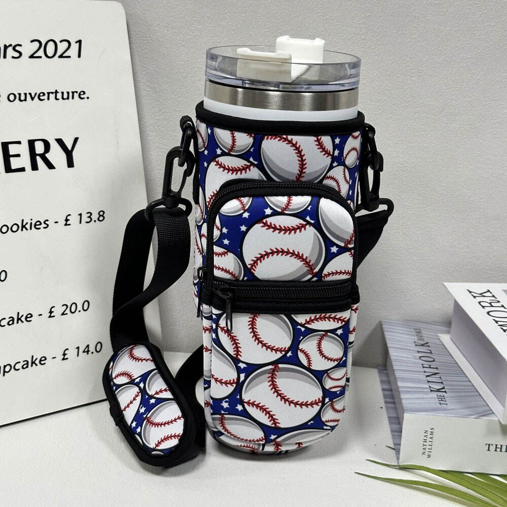 Custom Travel Sleeve Pouch Bag For Stanley Cup 40Oz With Handle 30Oz Tumbler Water Bottle Thermal Case Phone Adjustable Strap details