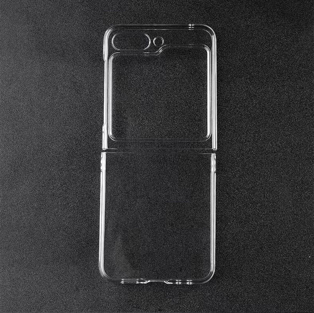 Laudtec SJK122 High Quality Transparent Fold Luggage Mobile Cases Pc Phone Case For Samsung Galaxy Z Flip5 Flip4 Flip3 5G Flip manufacture