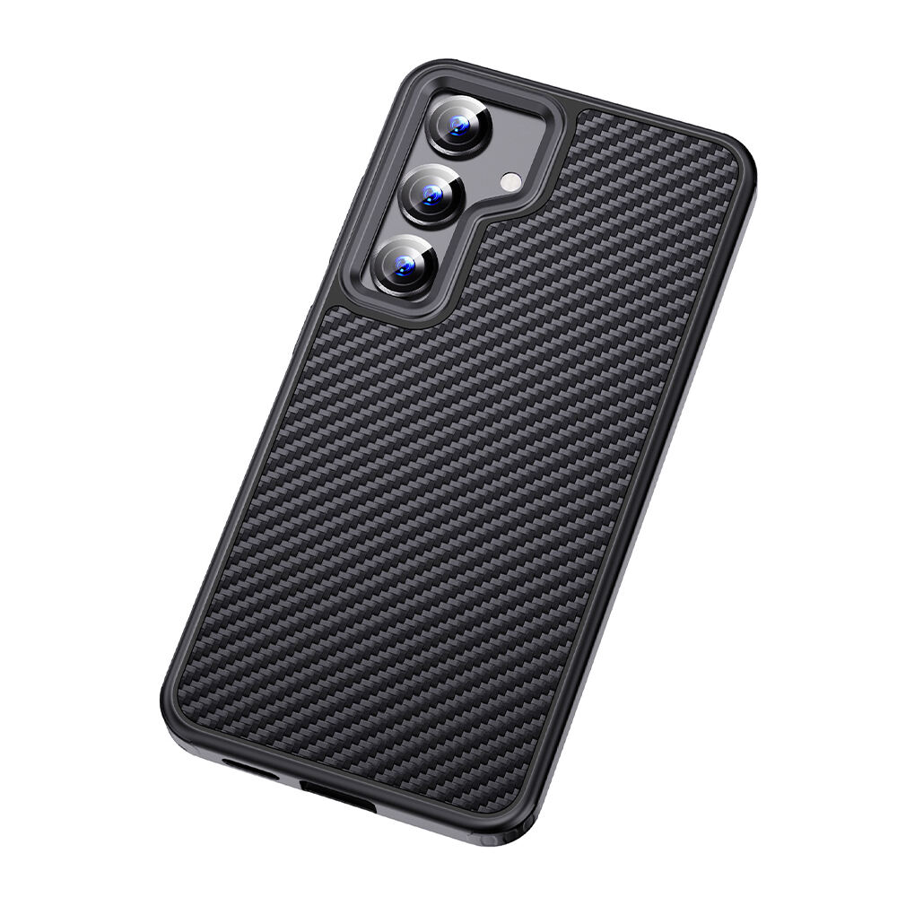 Tpu Phone Case Drop Proof Custom Luxury Frosted Suction Mobile Carbon Fiber For Samsung Galaxy S24 Pro supplier