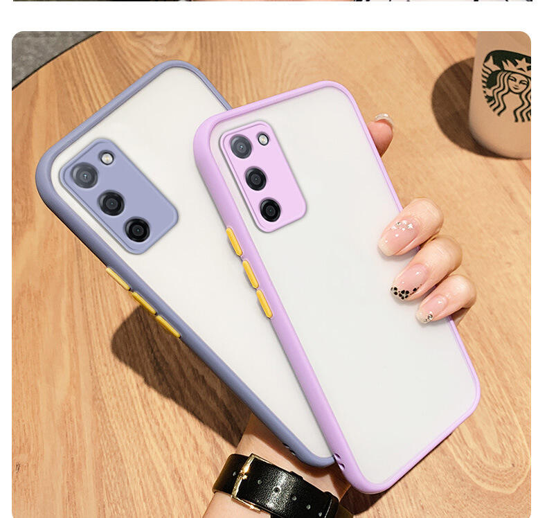 Laudtec Skin-Feeling Mobile Phone Shell Shockproof Back Cover Translucent Phone Case For Oppo A55 details