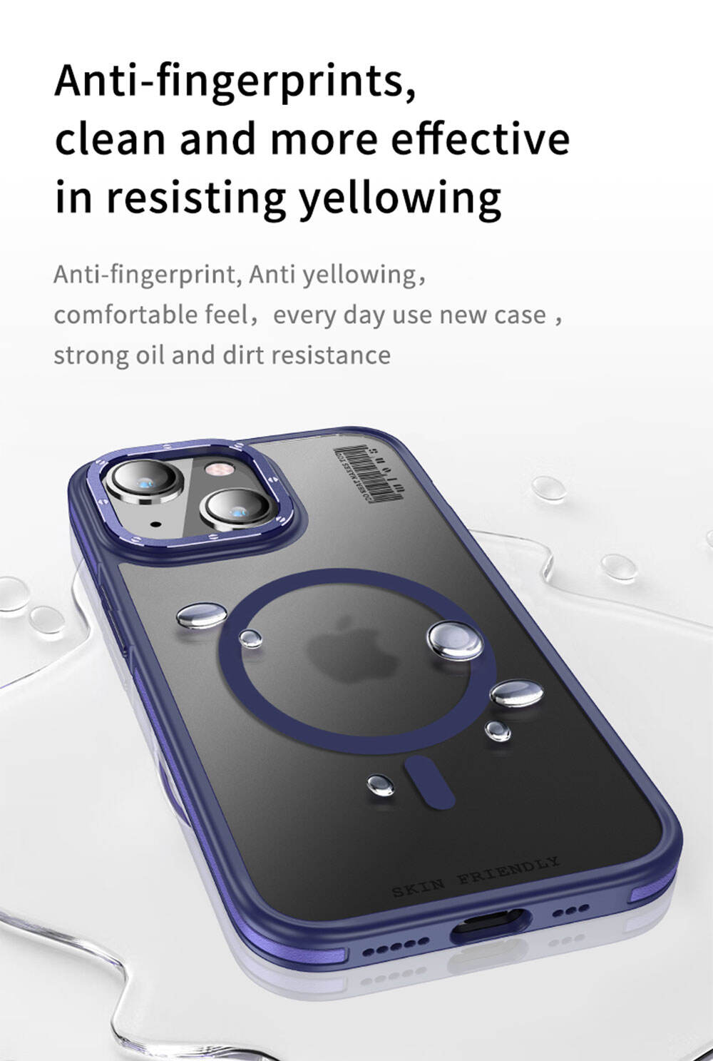 WLONS WLS18 Friendly Lychee Skin Pattern Mobile Camera Lens Protection Drop Proof Tpu Phone Case For Iphone 15 factory