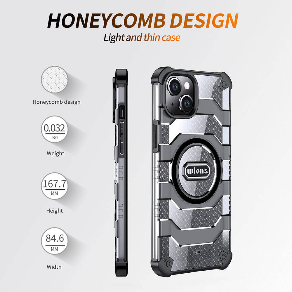 WLONS WLS29 Frosted Suction Mobile Skin Friendly Drop Proof Carbon Fiber Tpu Phone Case For Iphone 15 Plus supplier