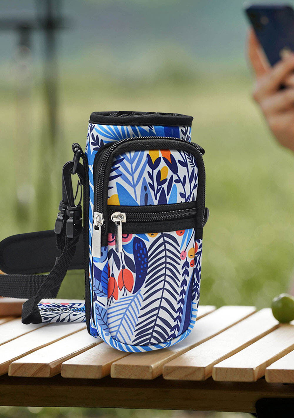 Fashion Adjustable Strap Travel Sleeve Pouch Bag For Stanley Cup 40Oz With Handle Tumbler Water Bottle Thermal Case Phone supplier